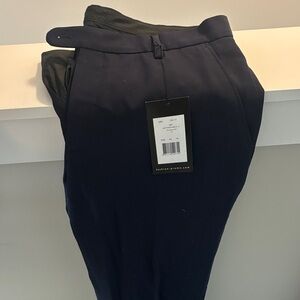 Men's Navy Dress Pants with Belt Loop